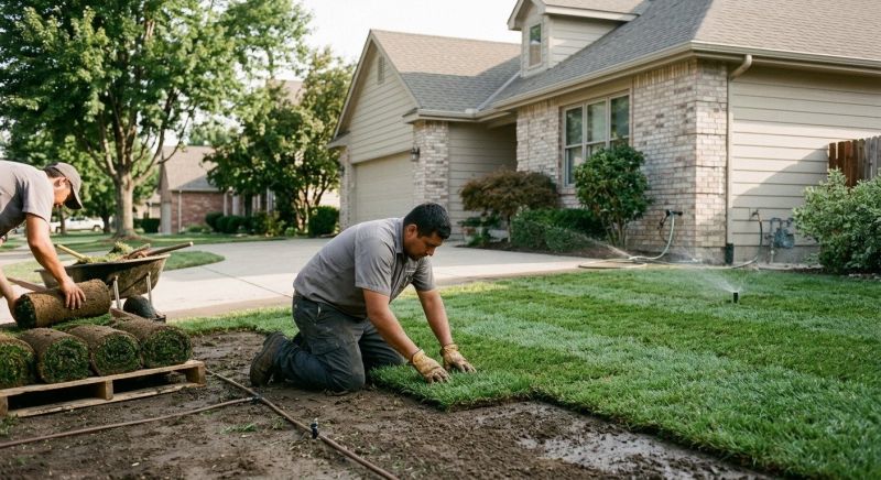 Sod Laying Service in Rockwall, TX