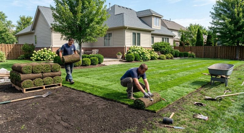 Zoysia Grass Installation in Rockwall, TX